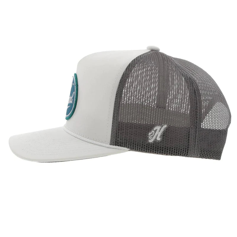 HOOEY "PEARL" WHITE/GREY CAP