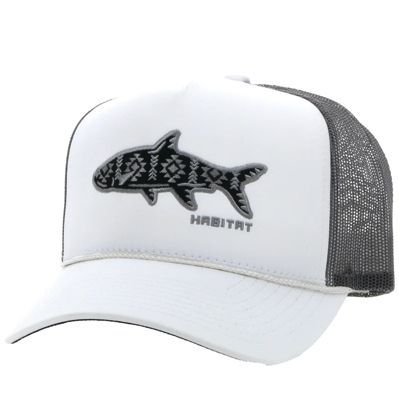 HOOEY "HABITAT" WHITE/GREY CAP