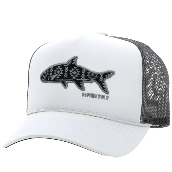HOOEY "HABITAT" WHITE/GREY CAP