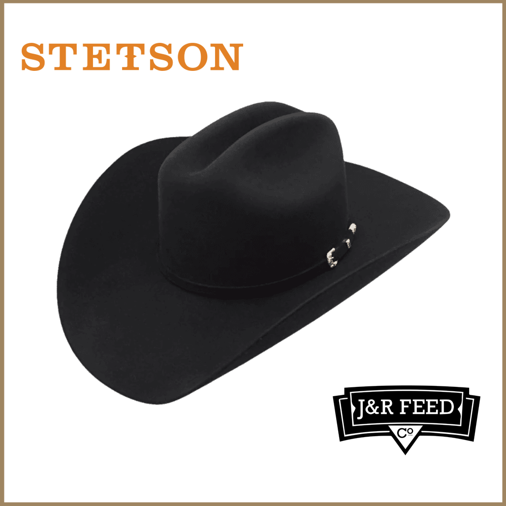 STETSON PARADISE BLACK FELT HAT - J&R Tack & Feed CO