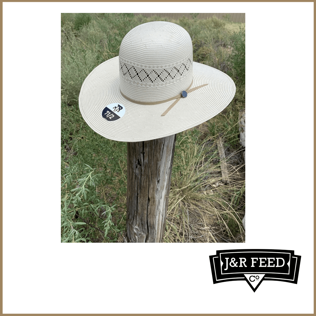 J&R HIGH ROLLER STRAW HAT - J&R Tack & Feed CO