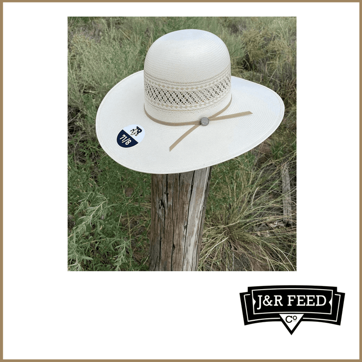 J&R WINNER CIRCLE STRAW HAT - J&R Tack & Feed CO