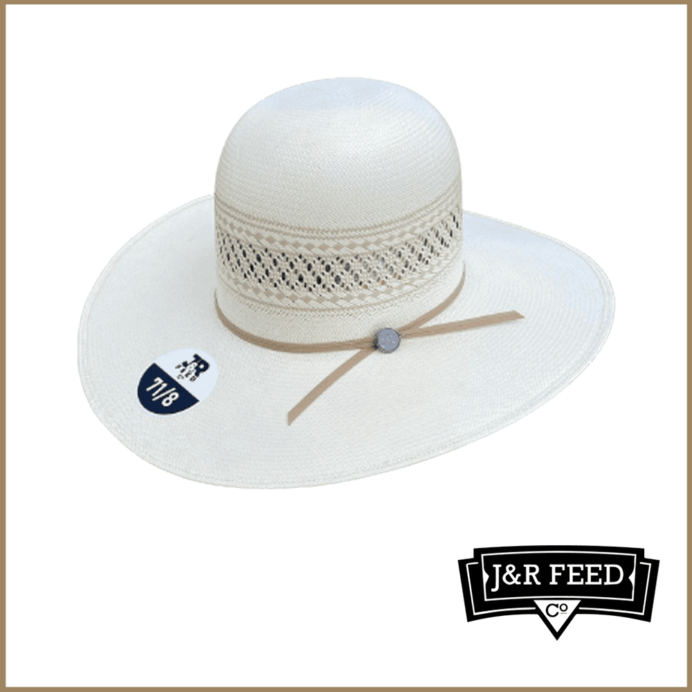 J&R WINNER CIRCLE STRAW HAT - J&R Tack & Feed CO