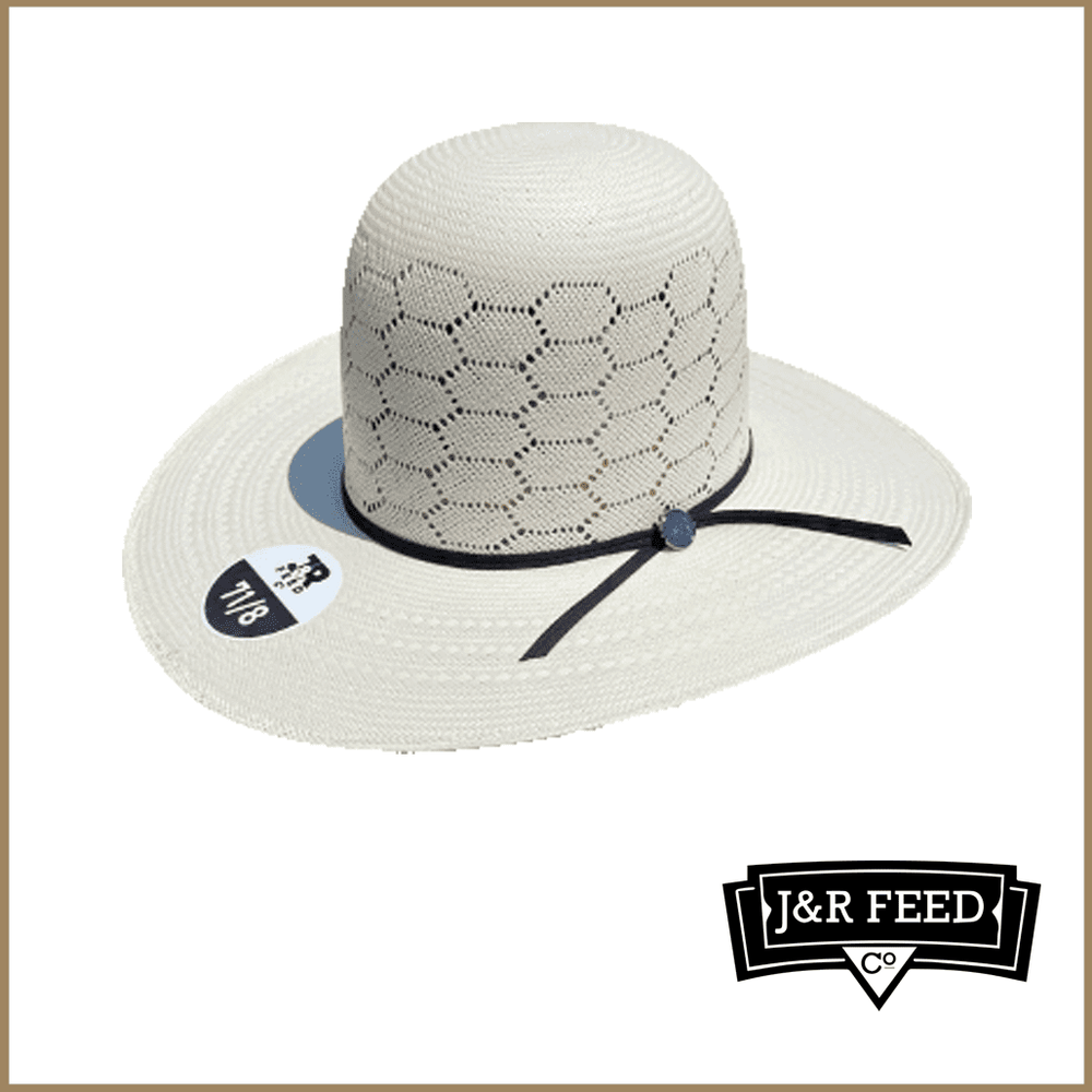 J&R HONEYCOMB STRAW HAT - J&R Tack & Feed CO