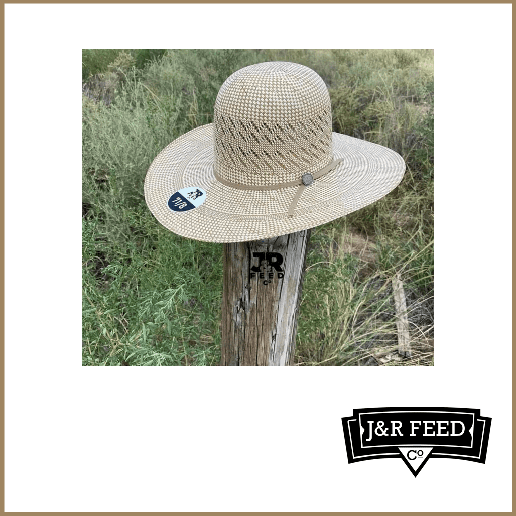 J&R RUSTIC STRAW HAT - J&R Tack & Feed CO