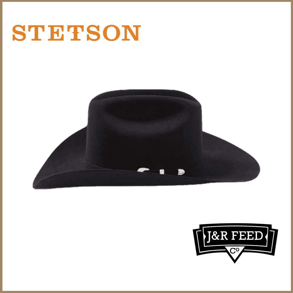 STETSON PARADISE BLACK FELT HAT - J&R Tack & Feed CO