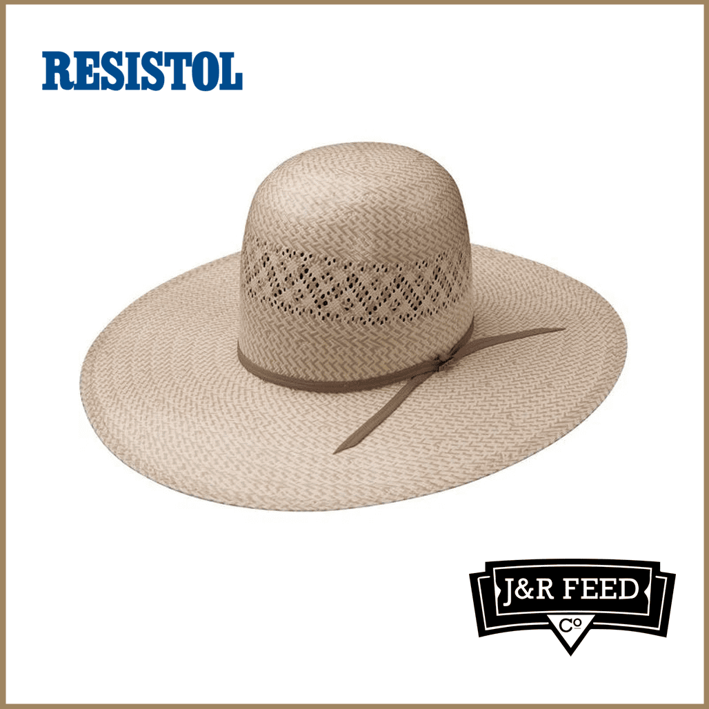 RESISTOL TWIN V STRAW HAT - J&R Tack & Feed CO