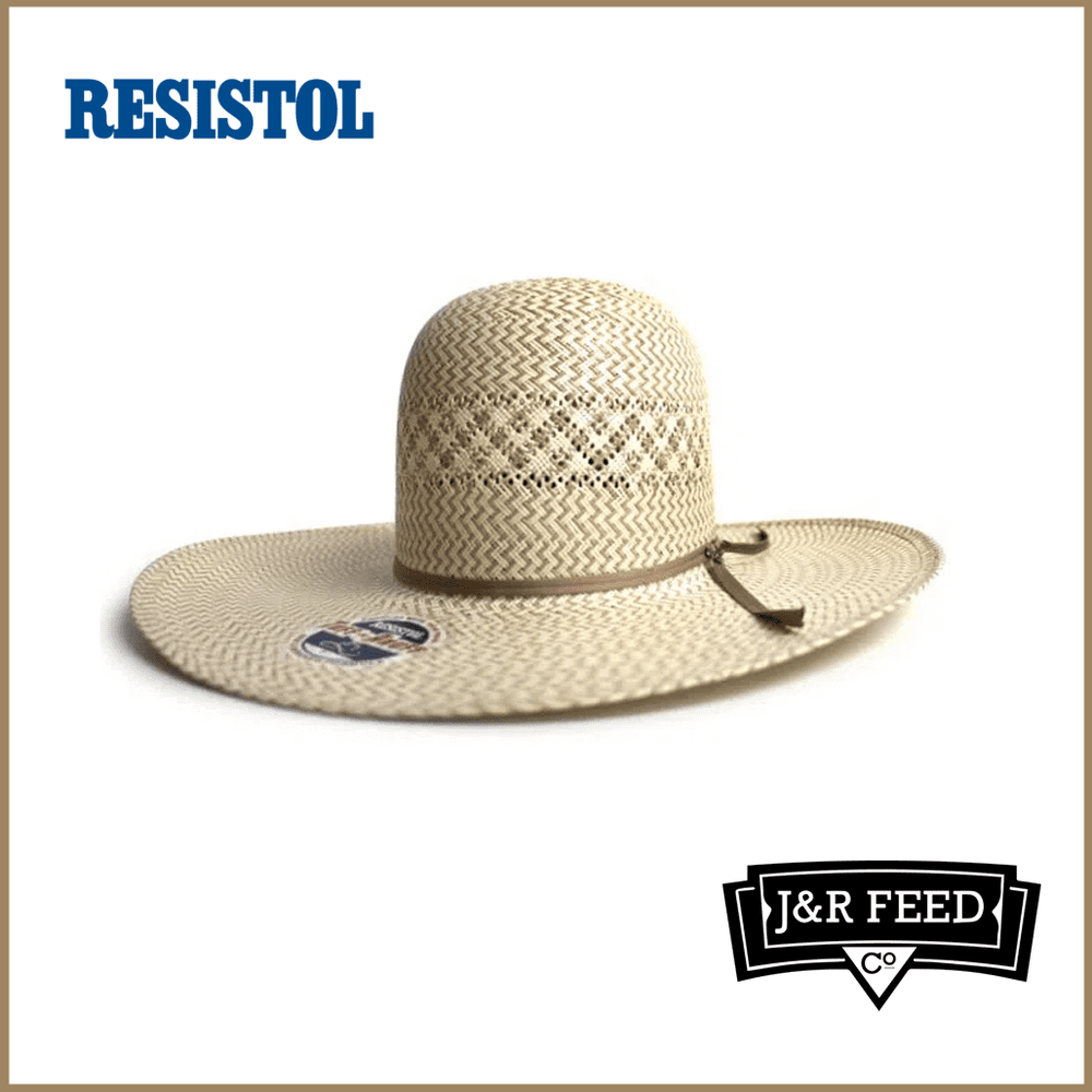 RESISTOL TWIN V STRAW HAT - J&R Tack & Feed CO