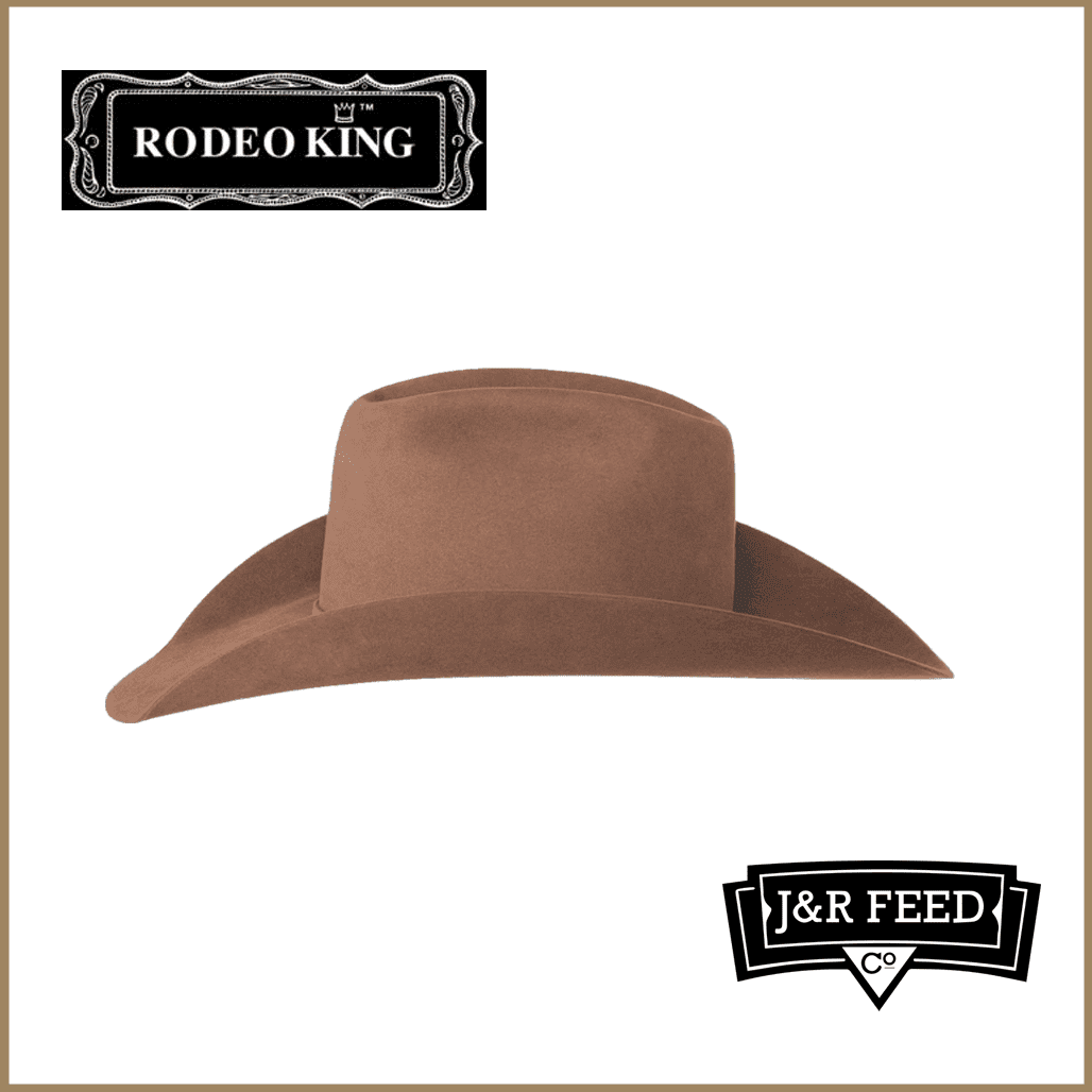 RODEO KING 7X TAN BELLY FELT HAT - J&R Tack & Feed CO