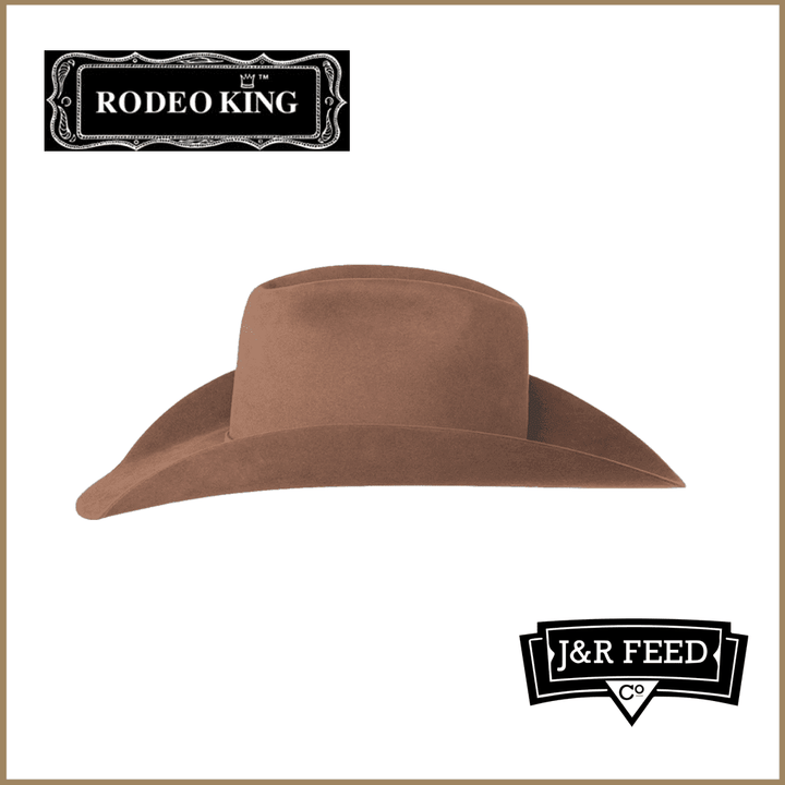 RODEO KING 7X TAN BELLY FELT HAT - J&R Tack & Feed CO