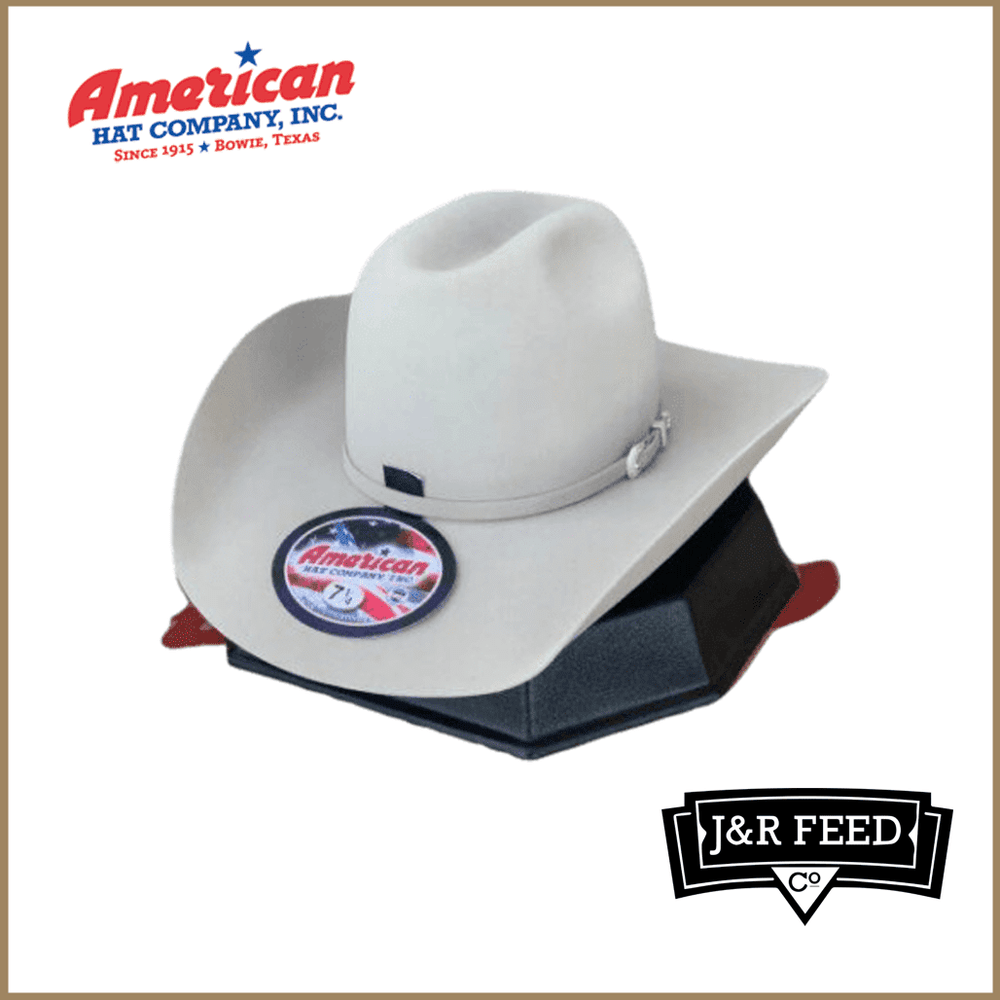 FELT HAT AMERICAN HAT COMPANY 7X SILVERBELLY