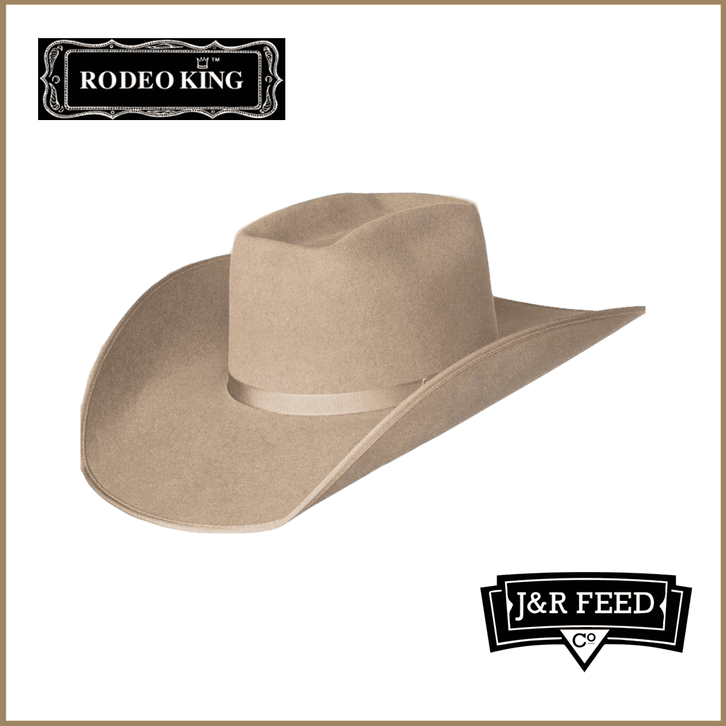 RODEO KING 7X ASH MB FELT HAT - J&R Tack & Feed CO