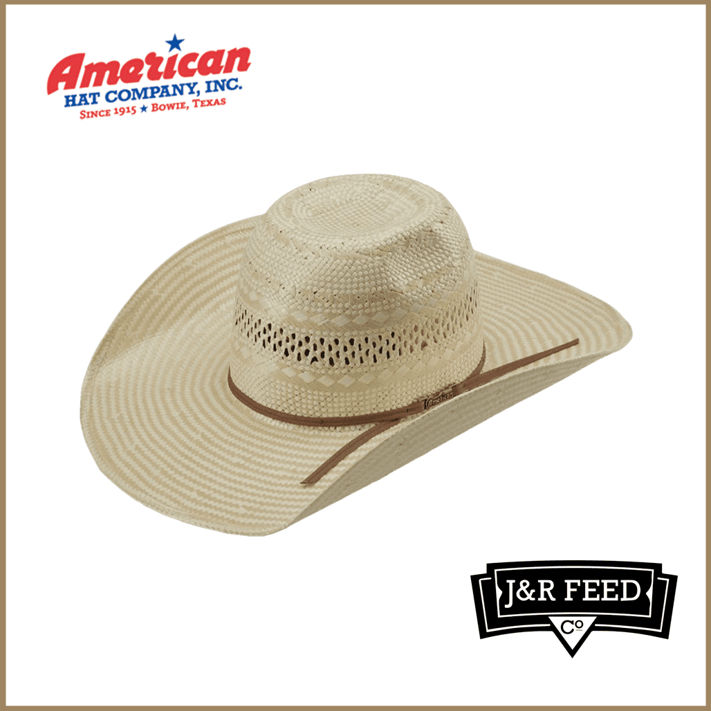 AMERICAN HAT CO 845 POLI ROPE 5" STRAW HAT - J&R Tack & Feed CO