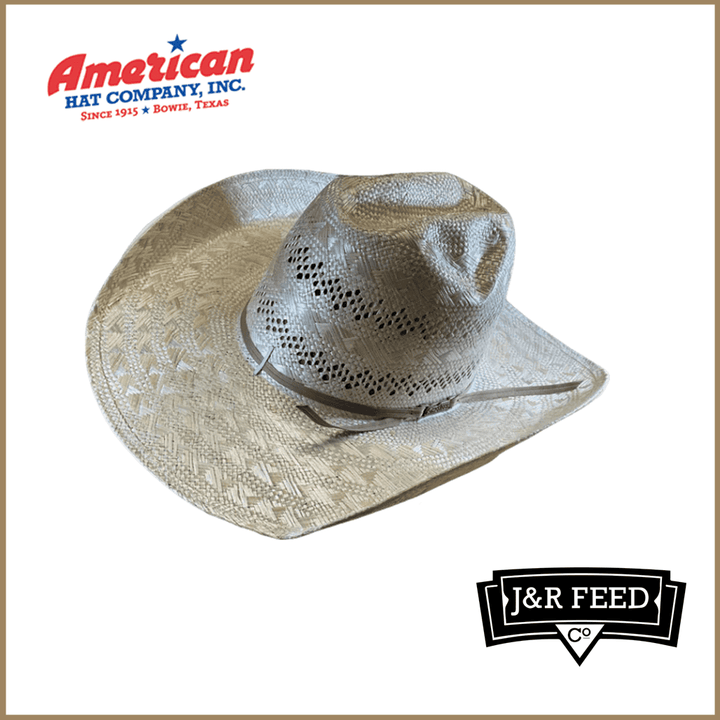 American Hat Company 1804 SISAL STRAW HAT - J&R Tack & Feed CO