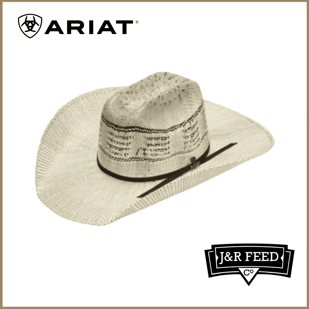 ARIAT BANGORA MAVERICK T-T STRAW HAT - J&R Tack & Feed CO