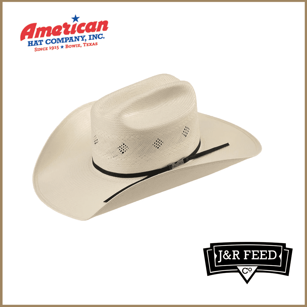 AMERICAN HAT CO 20X 7200 4" BRIM STRAW HAT - J&R Tack & Feed CO