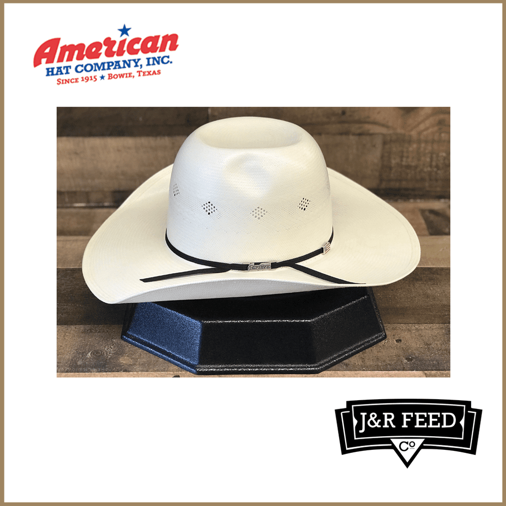 AMERICAN HAT CO 20X 7200 4" BRIM STRAW HAT - J&R Tack & Feed CO