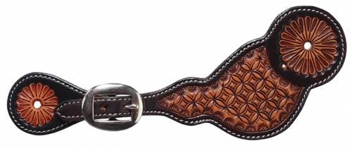 PROFESSIONAL'S CHOICE MENS DIAMOND BOX SPUR STRAPS