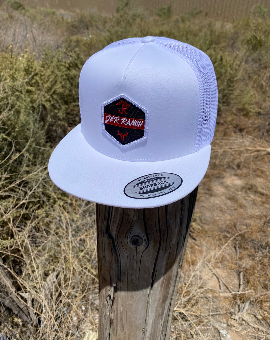 J&R RANCH WHITE CAP