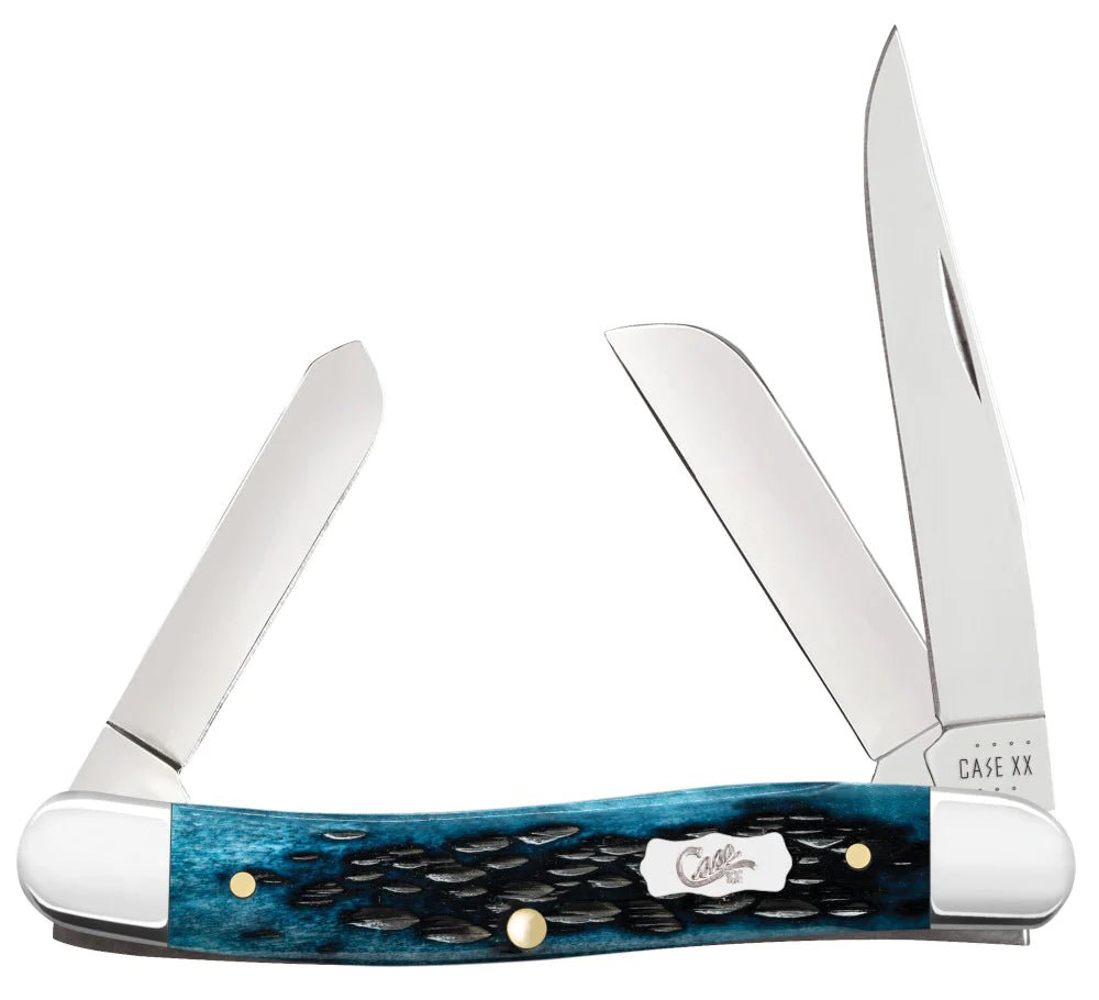 51851 MEDITERRANEAN BLUE BONE PEACH STOCKMAN - J&R Tack & Feed CO