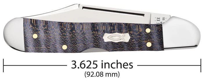 80545 PURPLE CURLY MAPLE MINI COPPERLOCK - J&R Tack & Feed CO