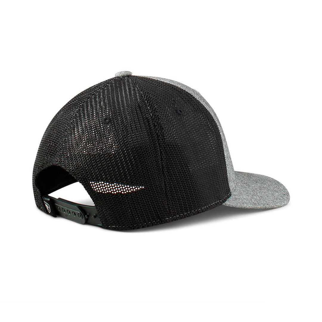 ARIAT AZTEC SHIELD LOGO FLEXFIT GREY - J&R Tack & Feed CO