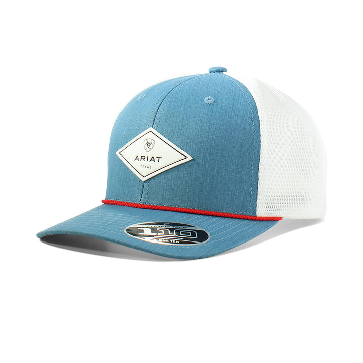 ARIAT DIAMOND LOGO FLEXFIT BLUE - J&R Tack & Feed CO