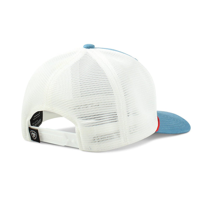 ARIAT DIAMOND LOGO FLEXFIT BLUE - J&R Tack & Feed CO