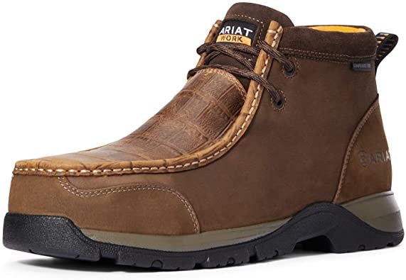 ARIAT EDGE LTE MOC COMP TOE CROCO PRINT - J&R Tack & Feed CO