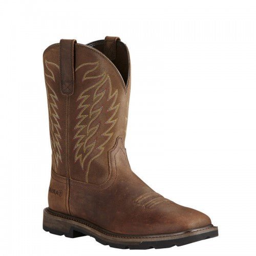 ARIAT GROUNDBREAKER BROWN WIDE SQUARE TOE - J&R Tack & Feed CO