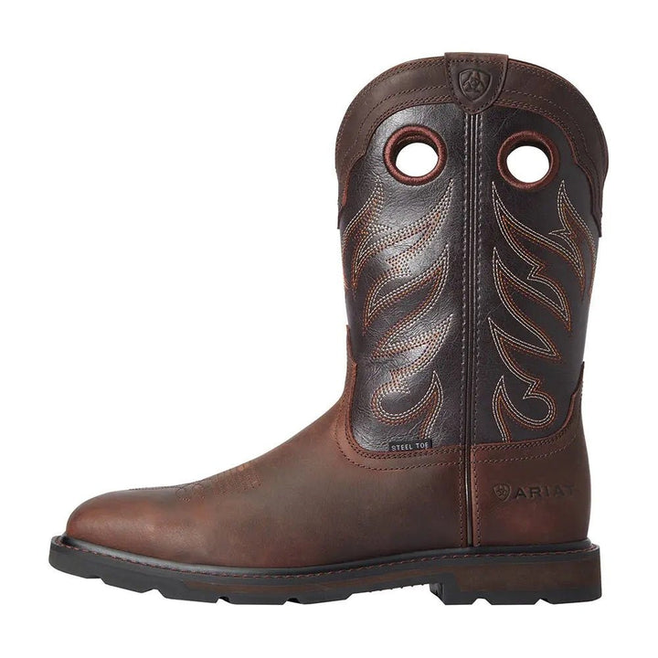 ARIAT GROUNDWORK STEEL TOE BITTER BROWN - J&R Tack & Feed CO
