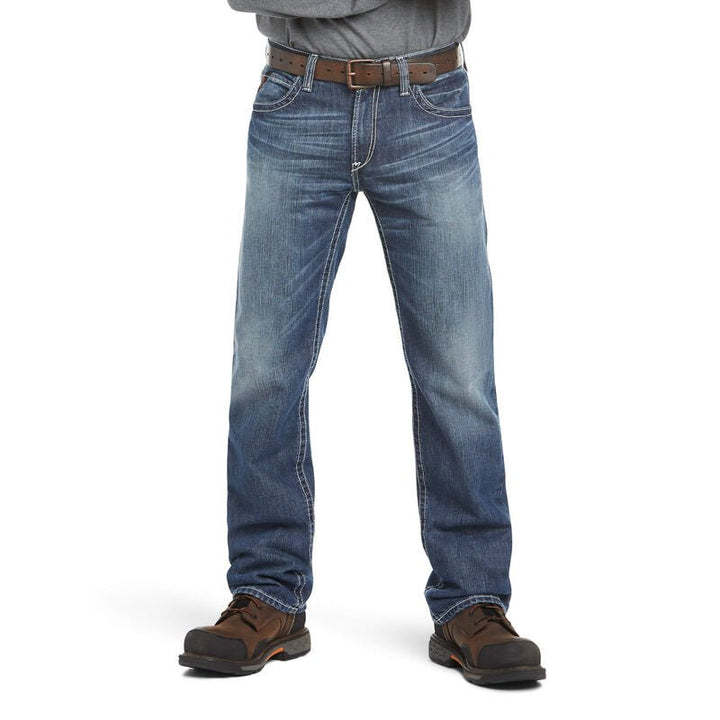 ARIAT MEN'S FIRE-RESISTANT M4 RIDGELINE BOOT CUT WORK JEANS - J&R Tack & Feed CO
