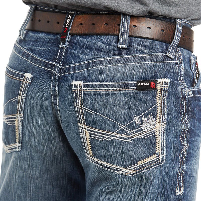 ARIAT MEN'S FIRE-RESISTANT M4 RIDGELINE BOOT CUT WORK JEANS - J&R Tack & Feed CO