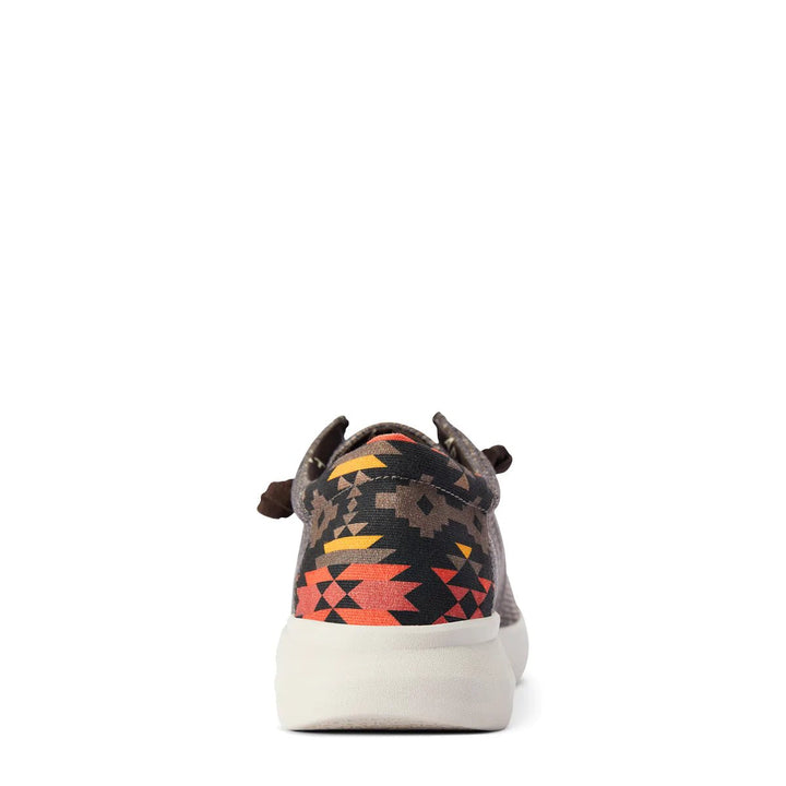 ARIAT MEN'S HILO HEATHER BROWN RED AZTEC PRINT - J&R Tack & Feed CO