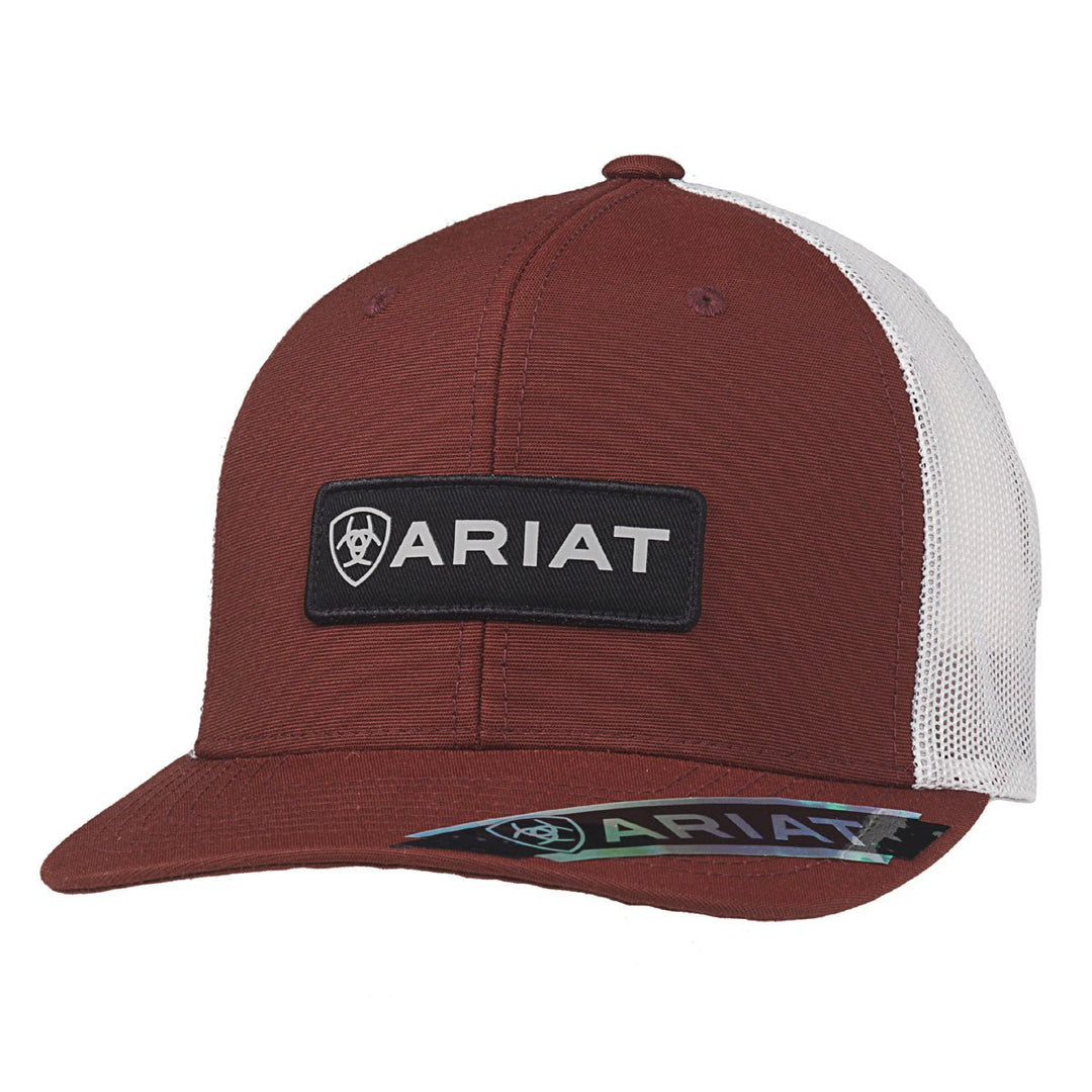 ARIAT RECTANGLE LOGO RED - J&R Tack & Feed CO