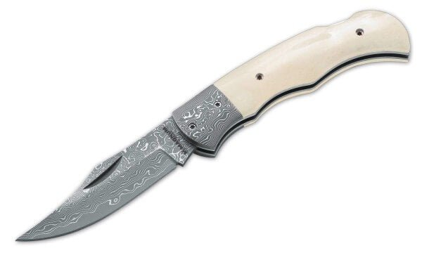 BOKER MAGNUM DAMASCUS BONE - J&R Tack & Feed CO