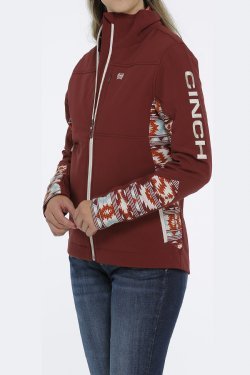 CINCH WOMEN'S BONDED JACKET AZTEC BURG - J&R Tack & Feed CO