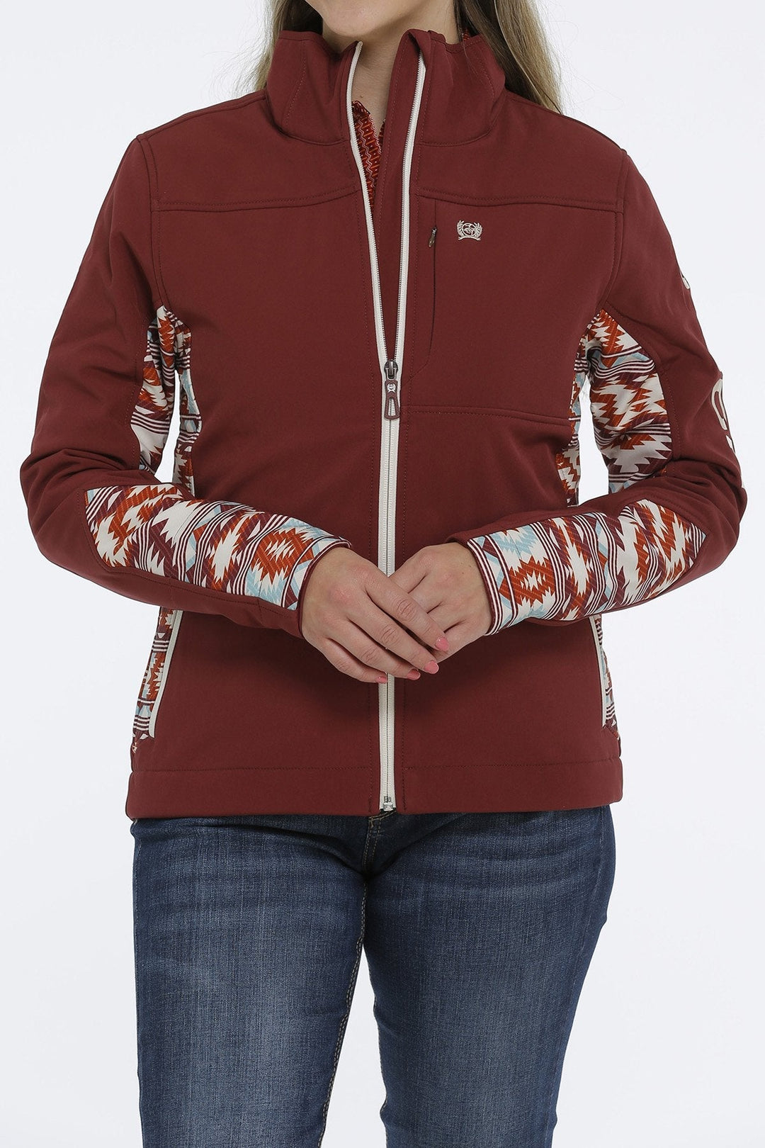 CINCH WOMEN'S BONDED JACKET AZTEC BURG - J&R Tack & Feed CO