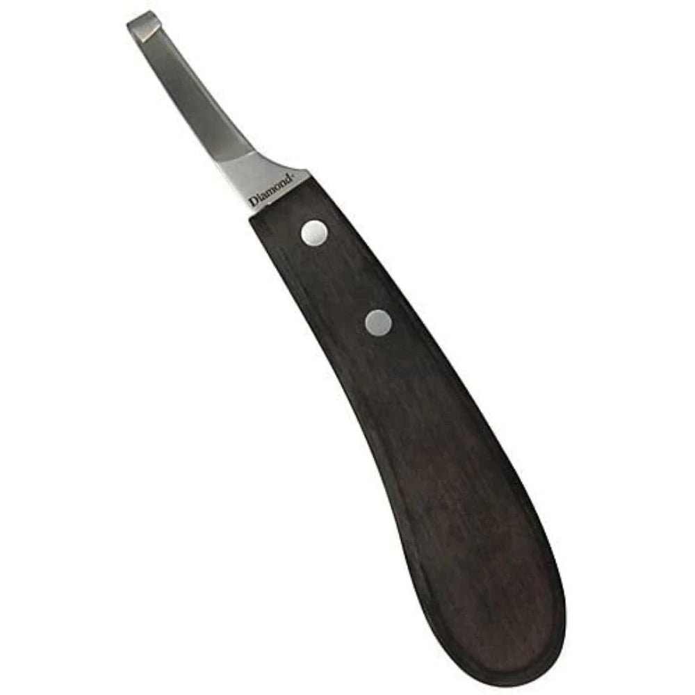DIAMOND HOOF KNIFE LH NARROW BLADE - J&R Tack & Feed CO
