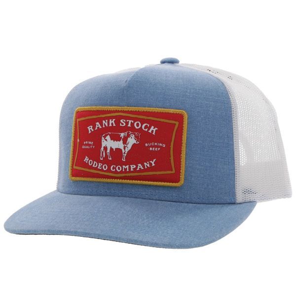 HOOEY "RANK STOCK" DENIM/WHITE CAP - J&R Tack & Feed CO