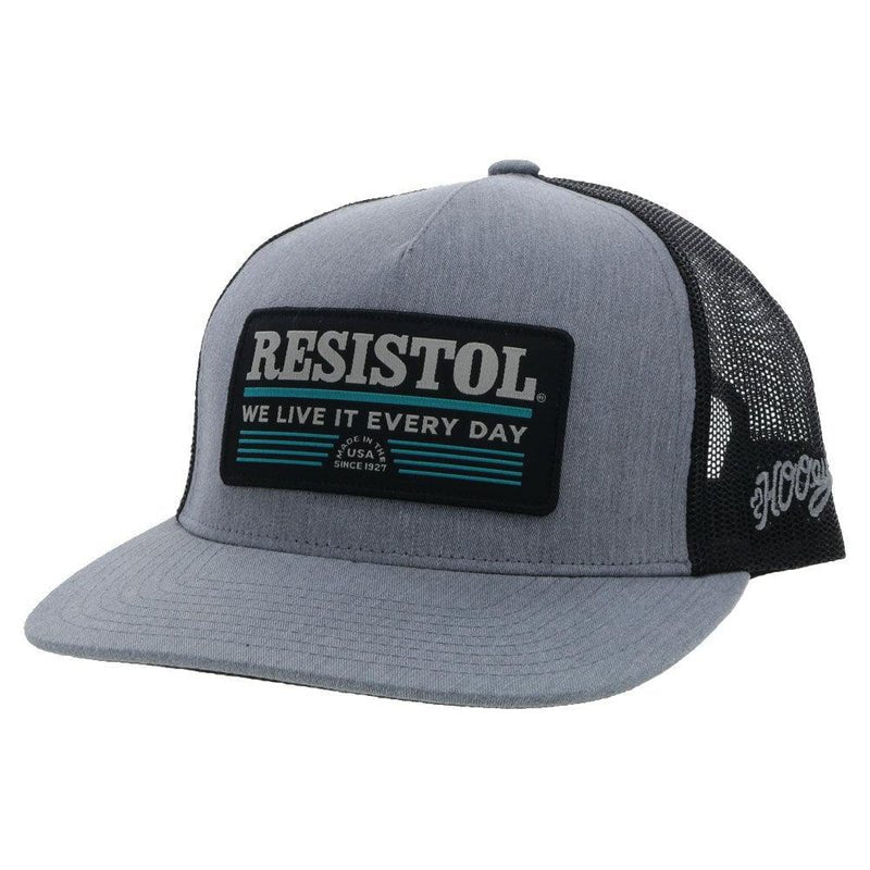HOOEY "RESISTOL" GREY/BLACK CAP - J&R Tack & Feed CO