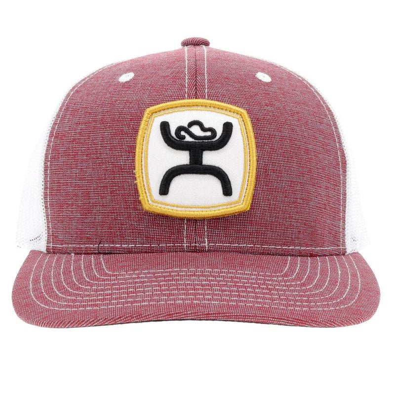 HOOEY "ZENITH" BURGUNDY/WHITE CAP - J&R Tack & Feed CO