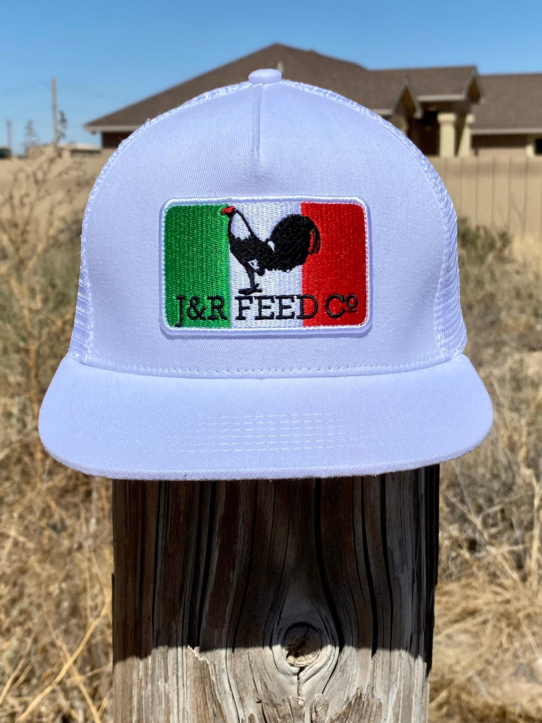 J&R ROOSTER MEX FLAG WHITE
