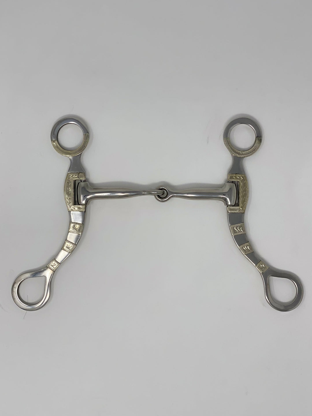 J&R ENGRAVED SNAFFLE BIT