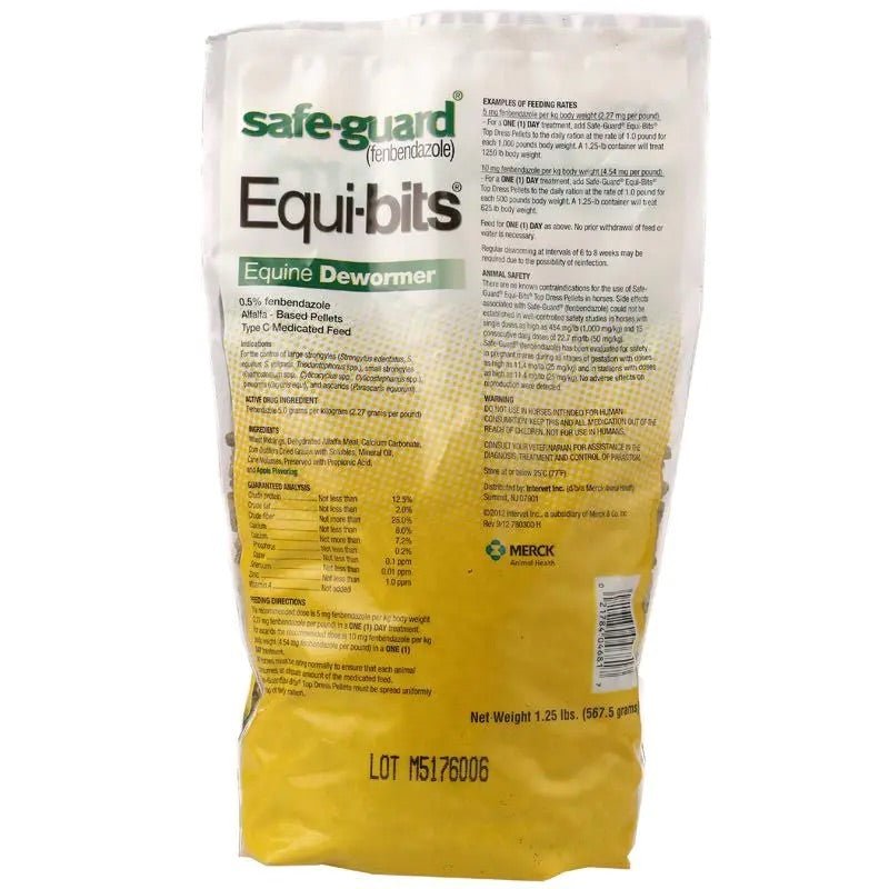 MERCK SAFE-GAURD EQUI-BITS DEWORMER - J&R Tack & Feed CO