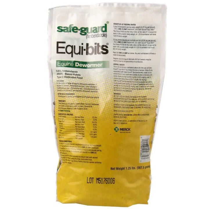 MERCK SAFE-GAURD EQUI-BITS DEWORMER - J&R Tack & Feed CO