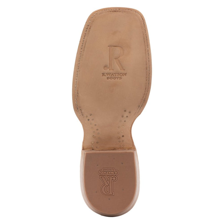 R WATSON MEN'S MIDNIGHT BLUE ROUGHOUT SQUARE TOE BOOTS - J&R Tack & Feed CO