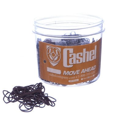 RUBBER BRAIDING BANDS BROWN - J&R Tack & Feed CO