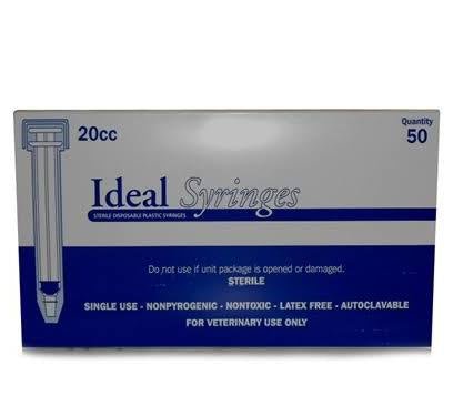 SYRINGE 20 CC BX - J&R Tack & Feed CO