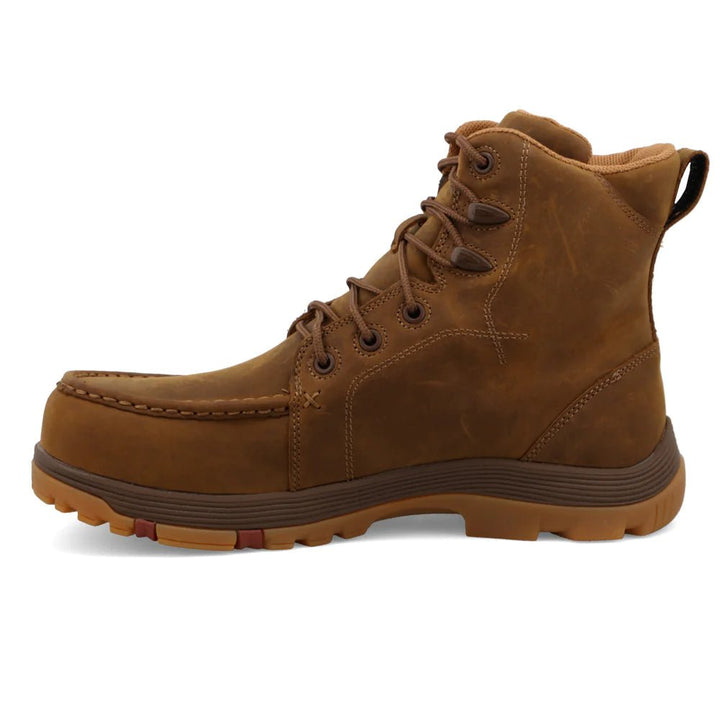 TWISTED X MEN'S OBLIQUE LACE UP WORK BOOT - NANO COMPOSITE TOE - J&R Tack & Feed CO